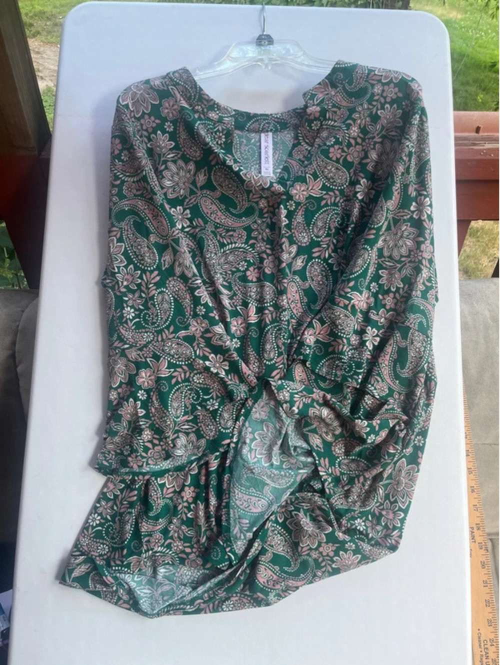 XL flared sleeve shirt blouse - Picture 2 of 5